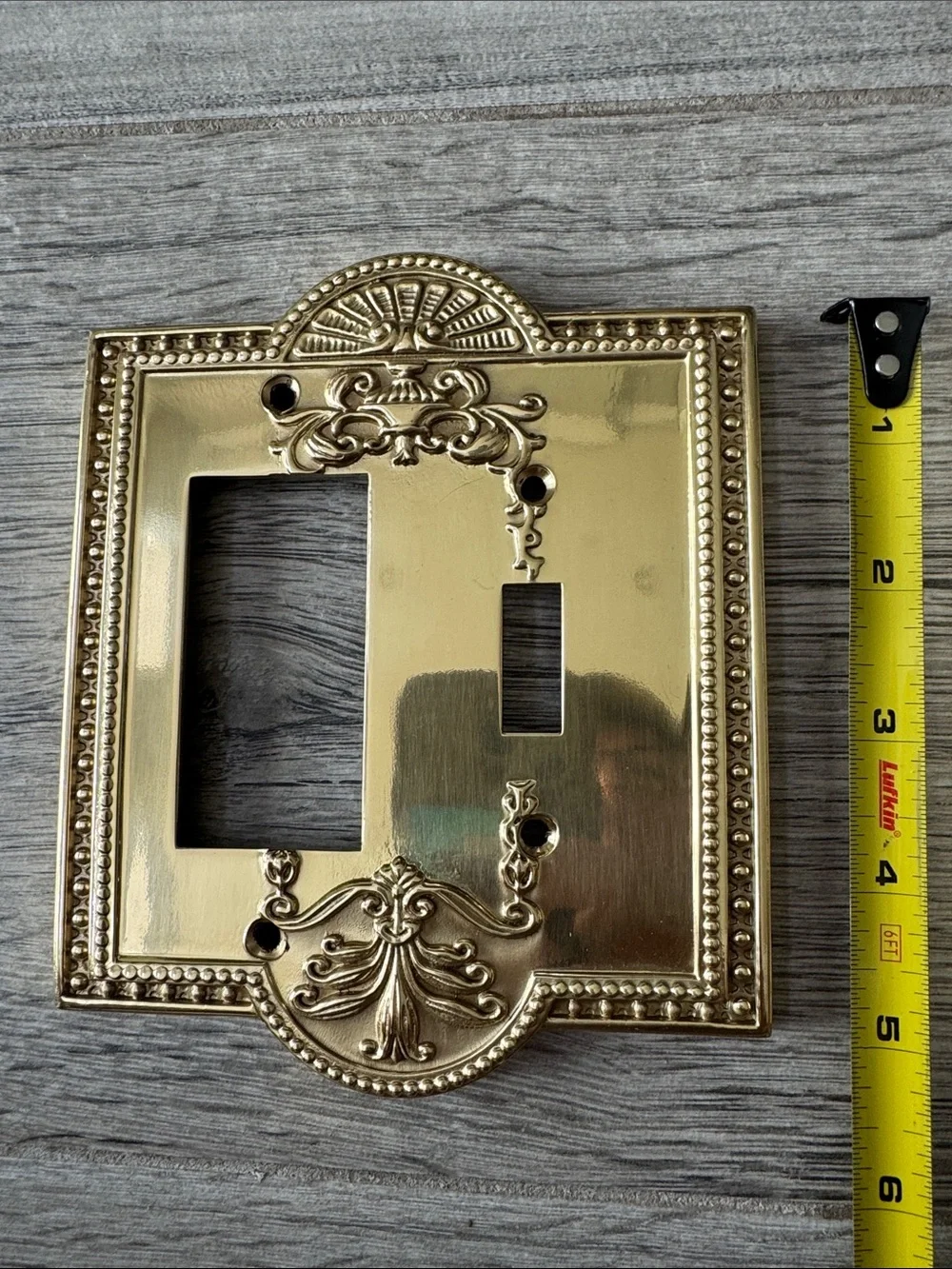 Decorative Brass Finish Wall Plate Covers -l